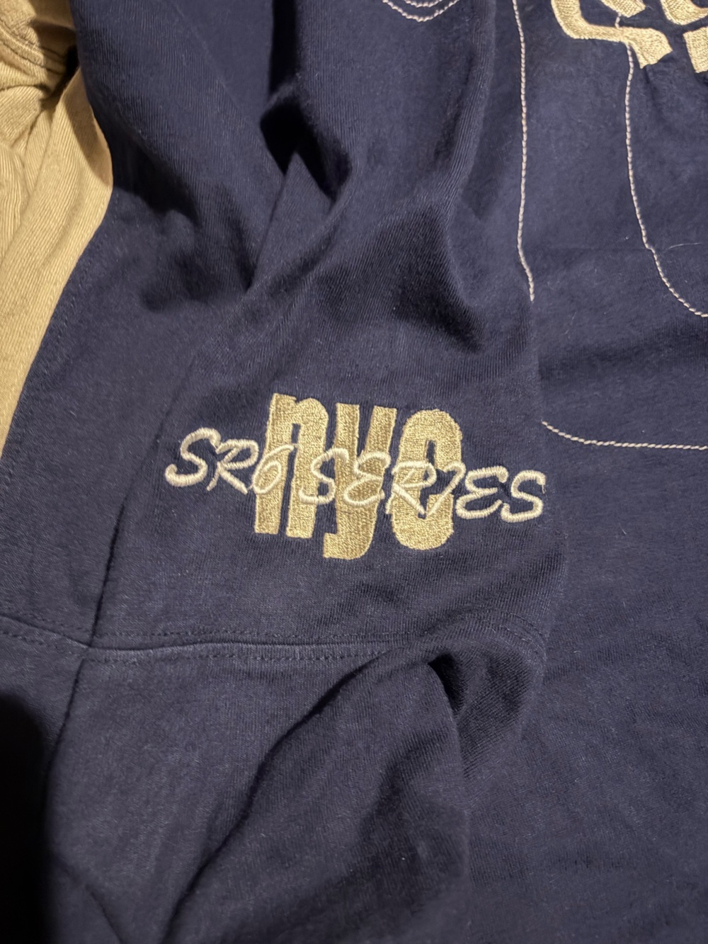 Schott nyc navy blue longsleeve (TAGGED XXL) - Picture 4 of 7